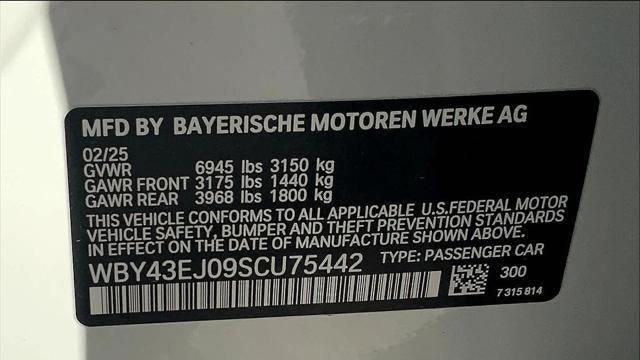 2025 BMW i7 eDrive50