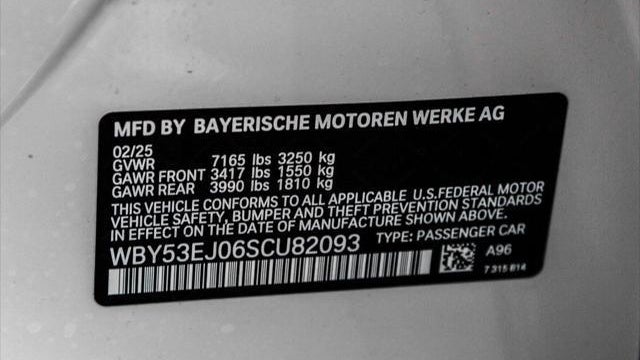 2025 BMW i7 xDrive60