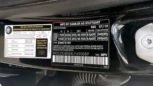 2020 Mercedes-Benz GLC GLC 300 4MATIC