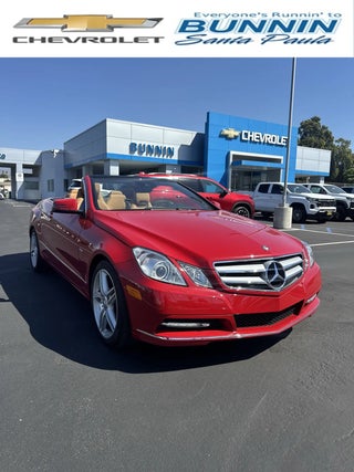 2012 Mercedes-Benz E-Class with Mars Red Exterior