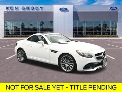 2017 Mercedes-Benz SLC SLC 300 2DR Roadster