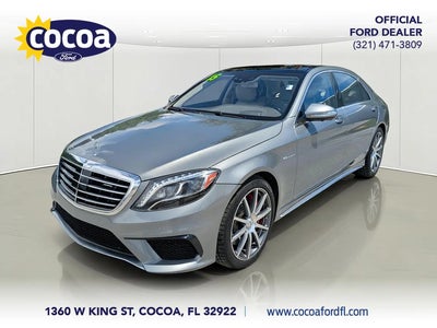 2015 Mercedes-Benz S-Class AWD S 63 AMG 4MATIC 4DR Sedan