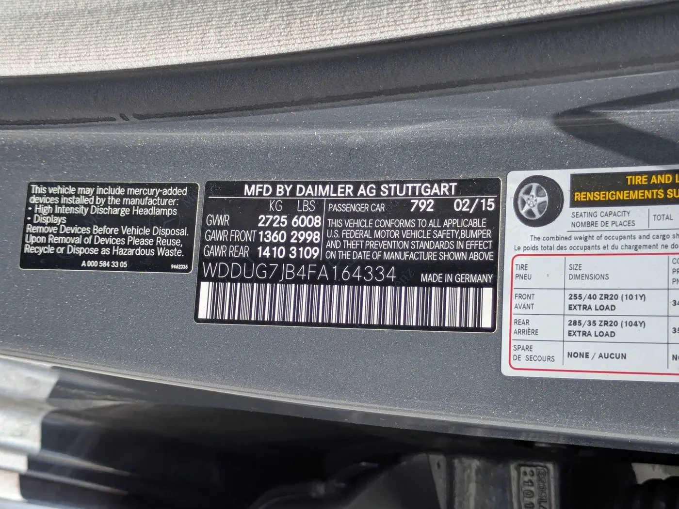 2015 Mercedes-Benz S-class - $39,554