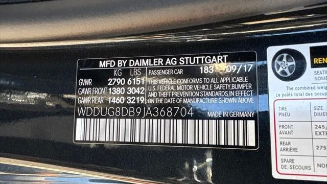 2018 Mercedes-Benz S-Class S 560