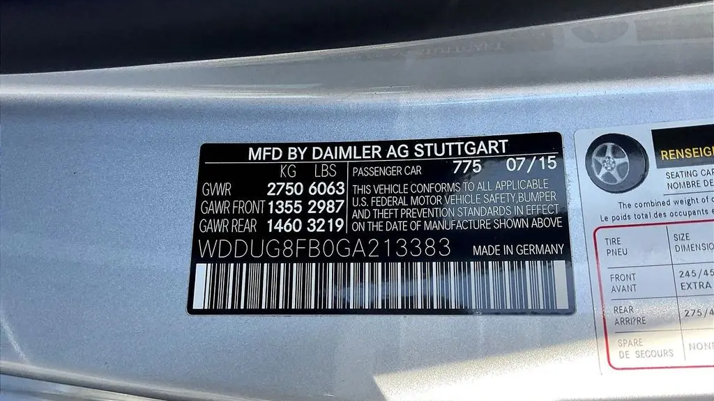 2016 Mercedes-Benz S-Class S 550 4MATIC