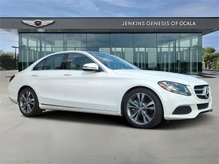 2016 Mercedes-Benz C-Class with White Exterior