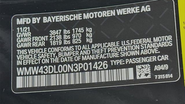 2022 MINI Convertible Cooper S
