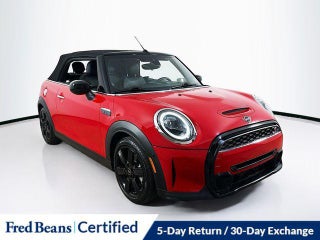 2023 MINI Convertible with Chili Red Exterior