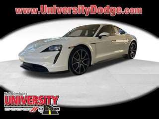 2023 Porsche Taycan with White Exterior