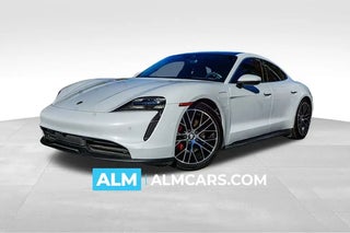 2021 Porsche Taycan with Carrara White Metallic Exterior