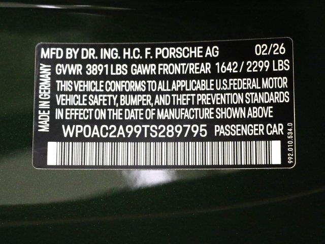 2026 Porsche 911 - $349,927