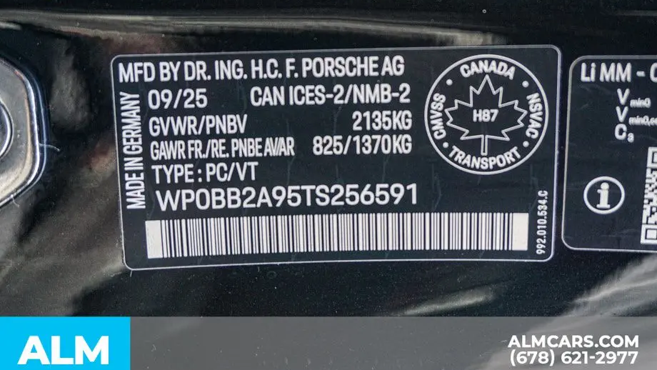2026 Porsche 911 Targa 4 GTS