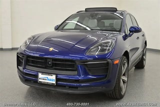 2023 Porsche Macan with Gentian Blue Metallic Exterior