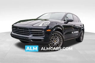 2023 Porsche Cayenne with Moonlight Blue Metallic Exterior