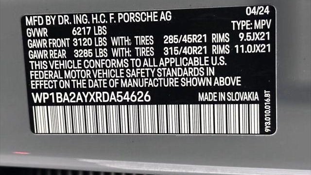2024 Porsche Cayenne Coupe