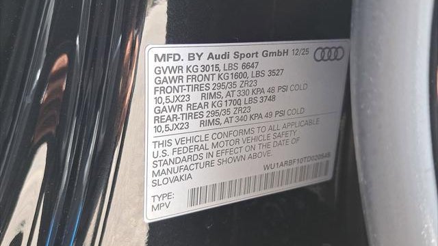 2026 Audi RS Q8 performance 4.0T quattro