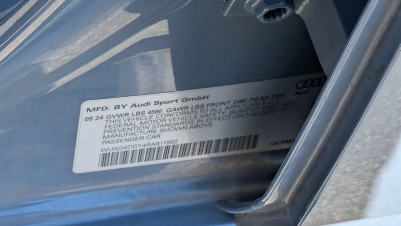 2024 Audi RS 3 2.5T quattro