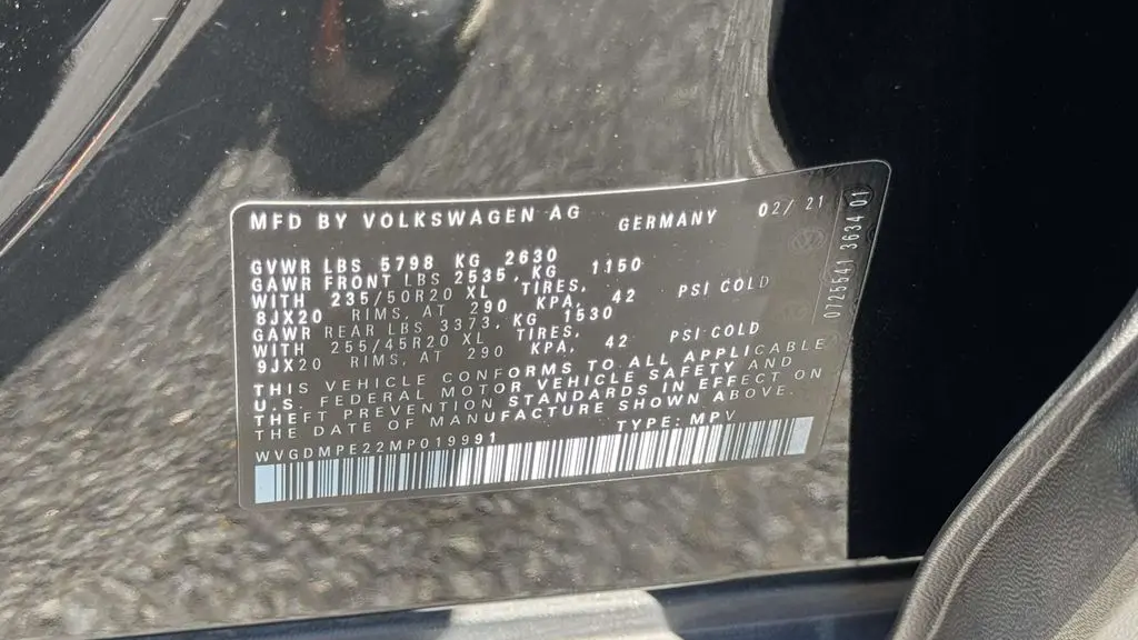 2021 Volkswagen ID 4  1st Edition