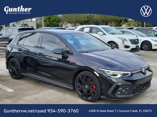2022 Volkswagen Golf GTI with Deep Black Pearl Exterior