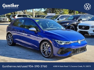 2024 Volkswagen Golf R with Lapiz Blue Metallic Exterior