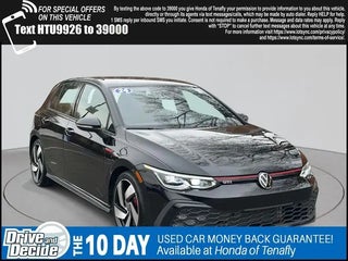 2024 Volkswagen Golf GTI with Mythos Black Metallic Exterior