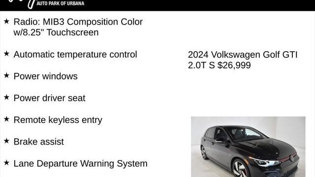 2024 Volkswagen Golf GTI S