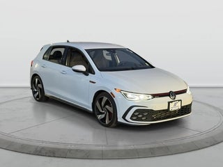 2024 Volkswagen Golf GTI with Opal White Pearl Exterior