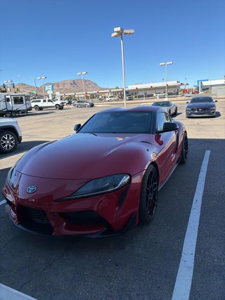 2020 Toyota GR Supra with Renaissance Red 2.0 Exterior