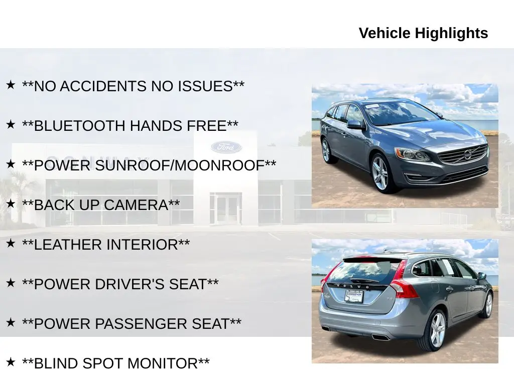 2017 Volvo V60 - $9,750