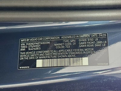 Photo of a 2026 Volvo XC90 AWD B6 Core 4DR SUV for sale
