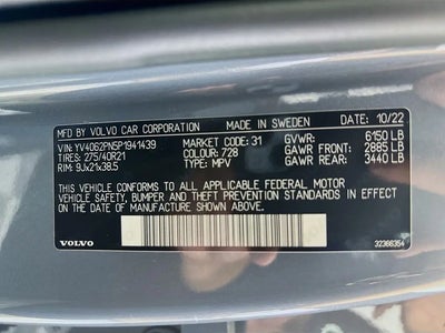 2023 Volvo XC90 AWD B6 Plus Bright Theme 7-Passenger 4DR SUV
