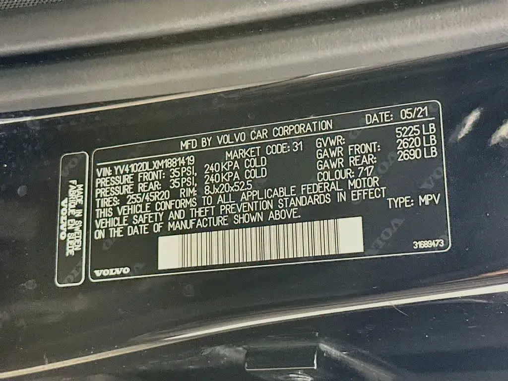 2021 Volvo XC60 - $21,819