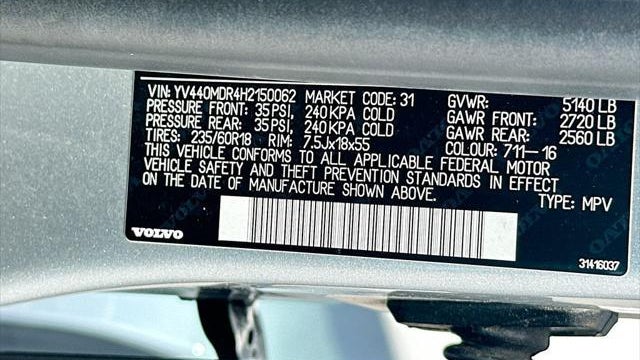 2017 Volvo XC60 T5 Dynamic
