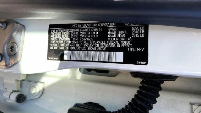 2015 Volvo XC60 T6 Platinum