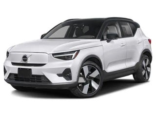 2023 Volvo XC40 Recharge with Silver Dawn Metallic Exterior