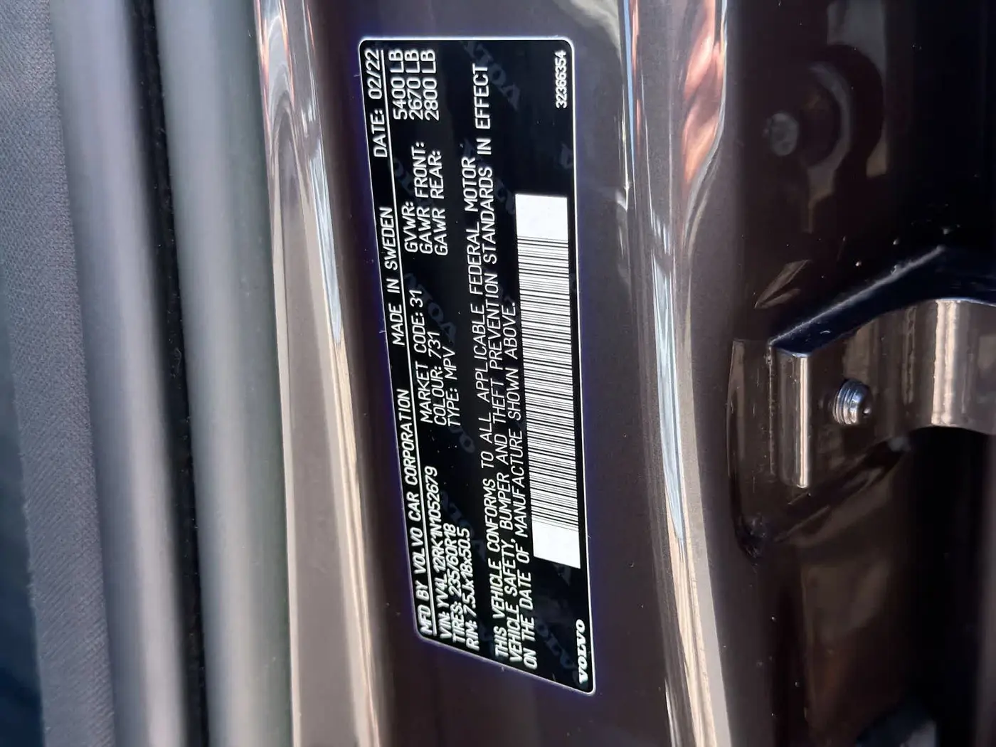 2022 Volvo XC60 - $26,175