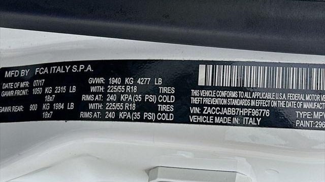 2017 Jeep Renegade Latitude