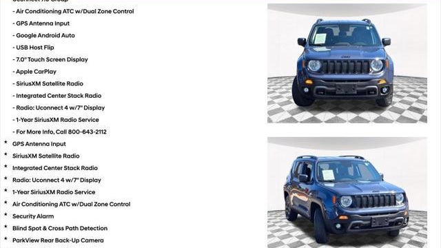2020 Jeep Renegade Sport