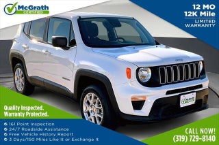 2023 Jeep Renegade with Alpine White Clearcoat Exterior