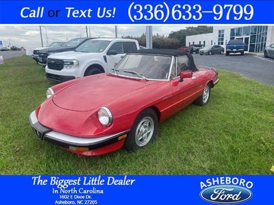 Photo of a 1986 Alfa Romeo Spider Veloce 2DR Convertible for sale