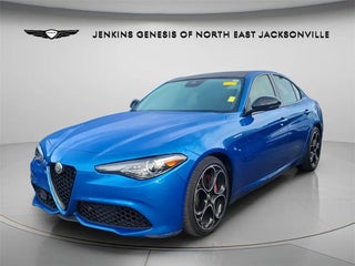 2022 Alfa Romeo Giulia with Misano Blue Metallic Exterior