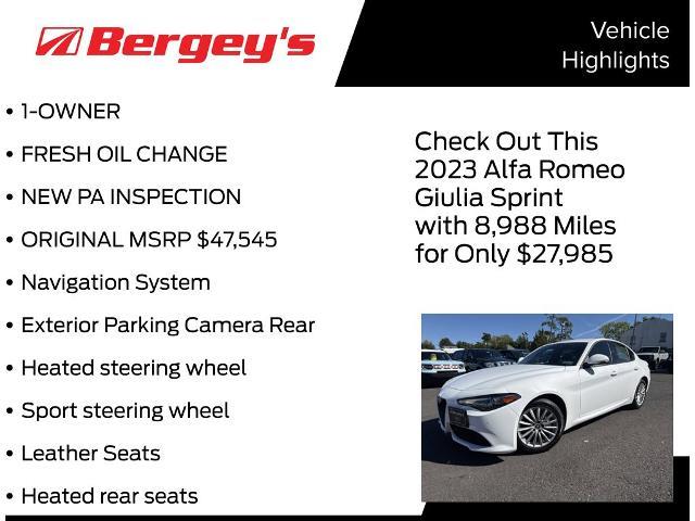 2023 Alfa Romeo Giulia - $27,985