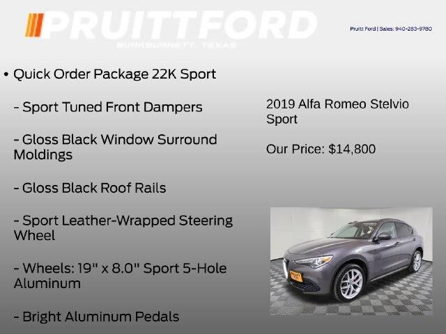 2019 Alfa Romeo Stelvio - $14,800