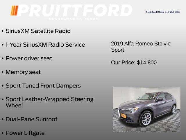 2019 Alfa Romeo Stelvio - $14,800