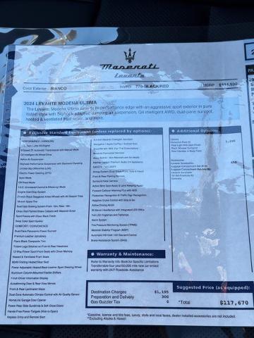 2024 Maserati Levante - $60,903
